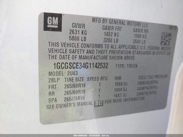 CHEVROLET COLORADO LT - 9