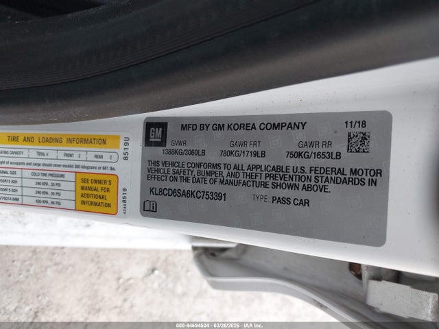 CHEVROLET SPARK 1LT CVT - 9