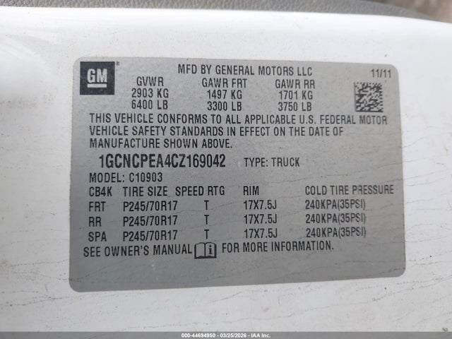 CHEVROLET SILVERADO 1500 WORK TRUCK - 9