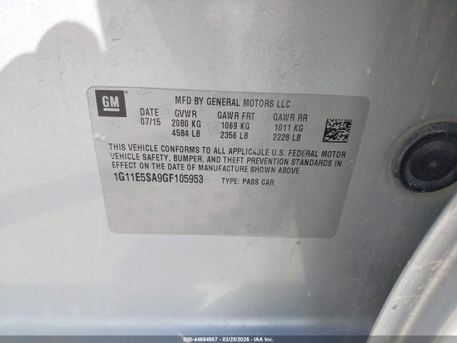 CHEVROLET MALIBU LIMITED LTZ - 9