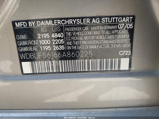 2006 Mercedes-BENZ E 350 photo 9