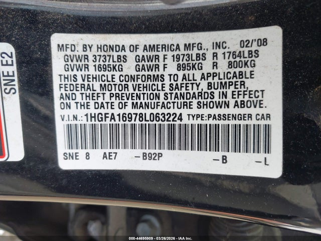 HONDA CIVIC EX-L - 9