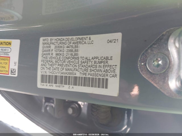 HONDA ACCORD - 9