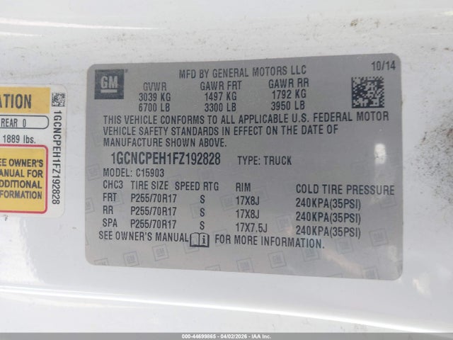 CHEVROLET SILVERADO 1500 WT - 9