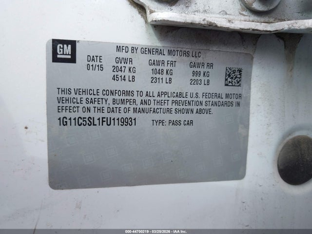 صورة 9 لـ 2015 Chevrolet MALIBU 1LT