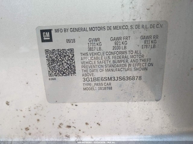 CHEVROLET CRUZE LT AUTO - 9