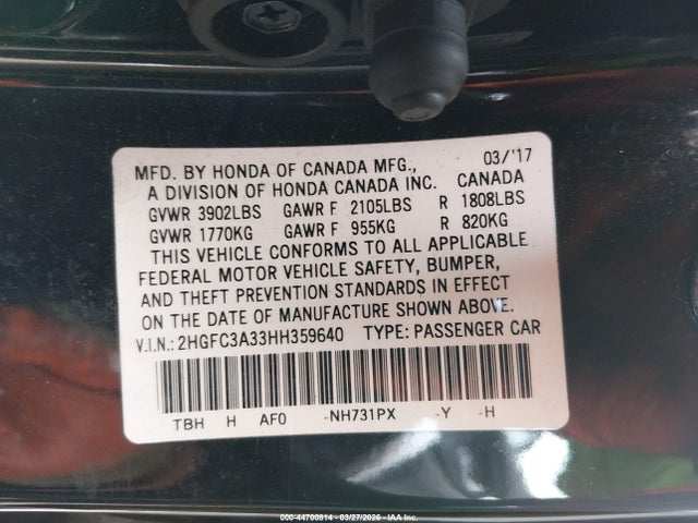 HONDA CIVIC EX-T - 9