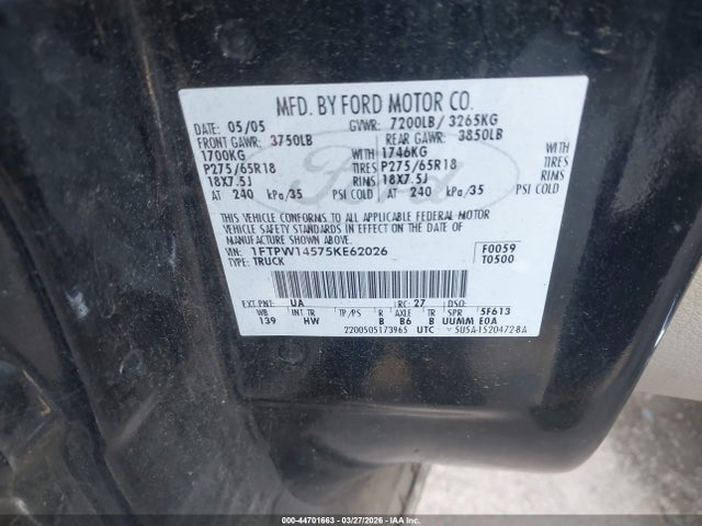 FORD F-150 FX4/LARIAT/XLT - 9
