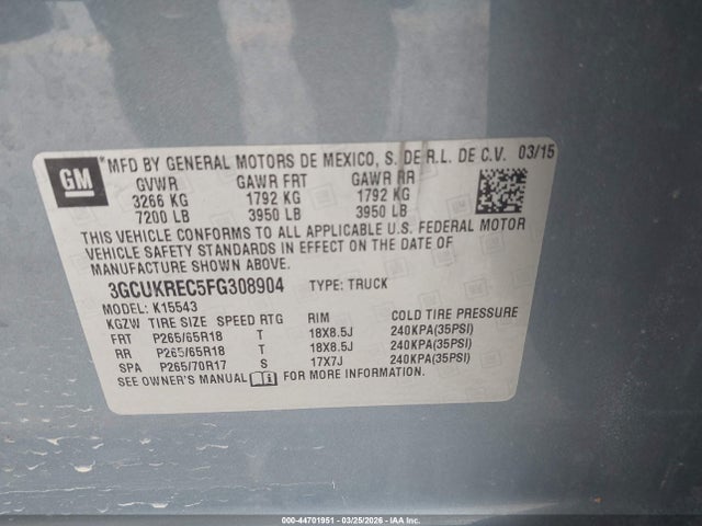 CHEVROLET SILVERADO 1500 1LT - 9