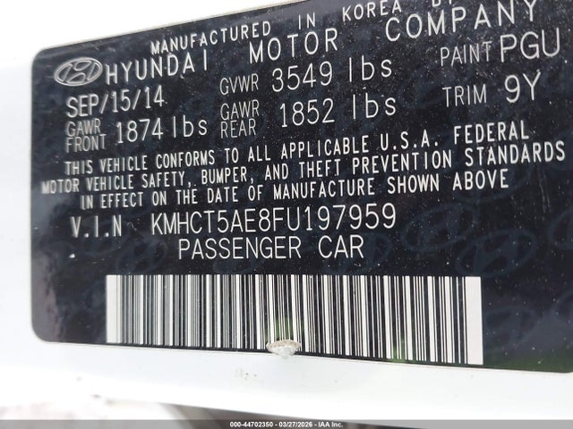 HYUNDAI ACCENT GS - 9