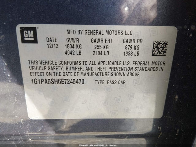 CHEVROLET CRUZE LS AUTO - 9