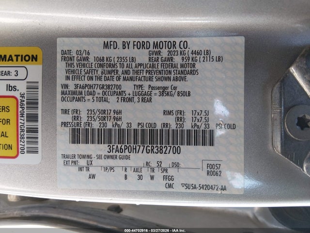 FORD FUSION SE - 9