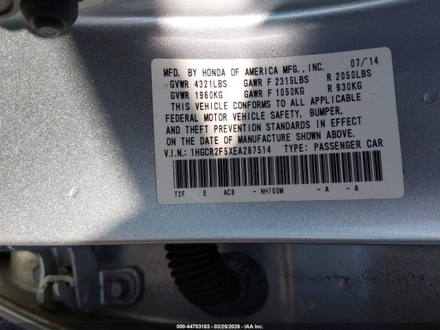 HONDA ACCORD SPORT - 9