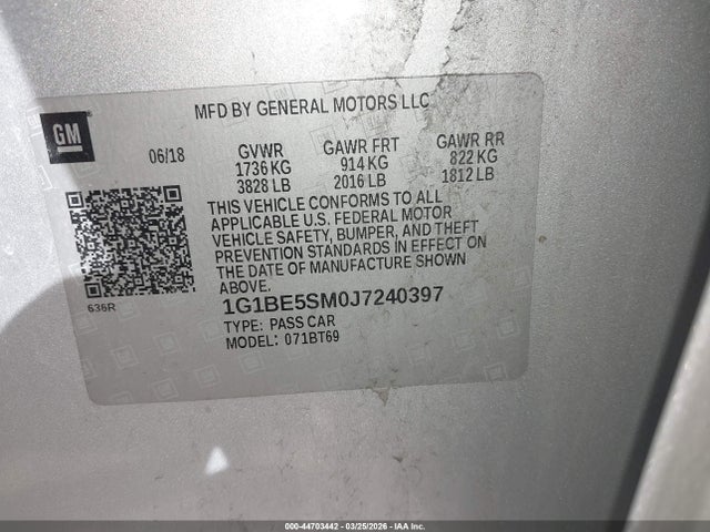 CHEVROLET CRUZE LT AUTO - 9