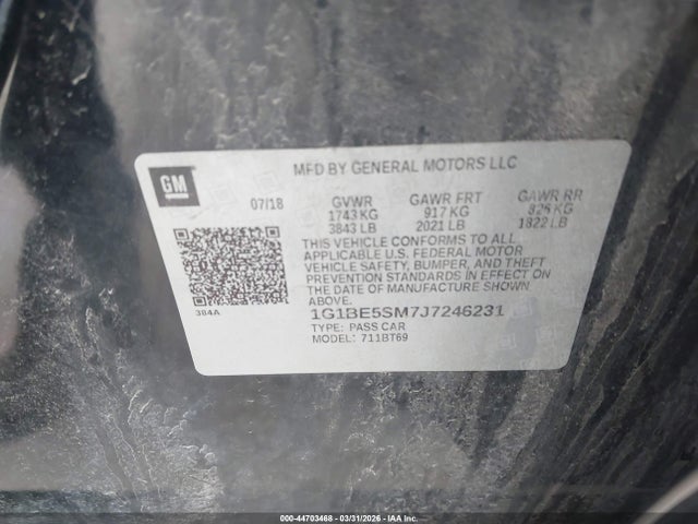 CHEVROLET CRUZE LT AUTO - 9