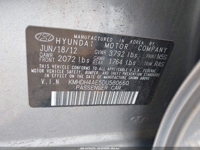 HYUNDAI ELANTRA GLS/LIMITED - 9