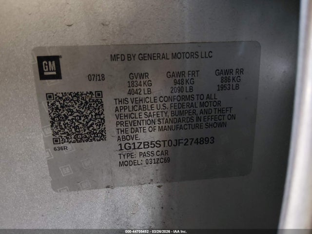 CHEVROLET MALIBU 1LS - 9