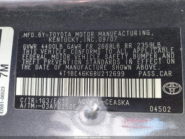TOYOTA CAMRY - 9