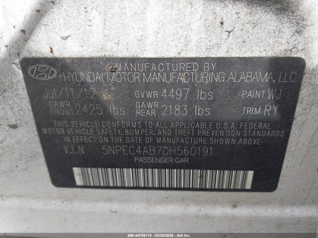 HYUNDAI SONATA SE 2.0T - 9