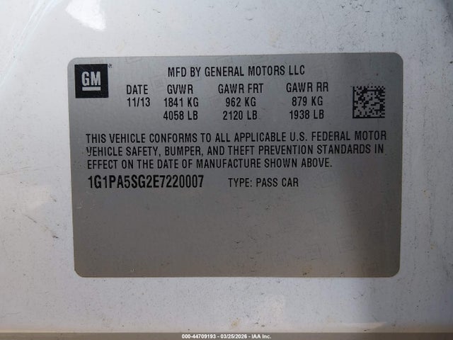 CHEVROLET CRUZE LS AUTO - 9