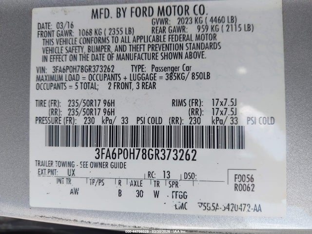 FORD FUSION SE - 9