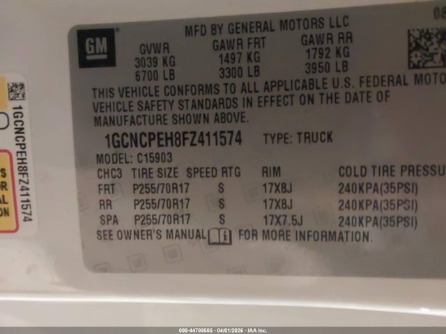 CHEVROLET SILVERADO 1500 WT - 9