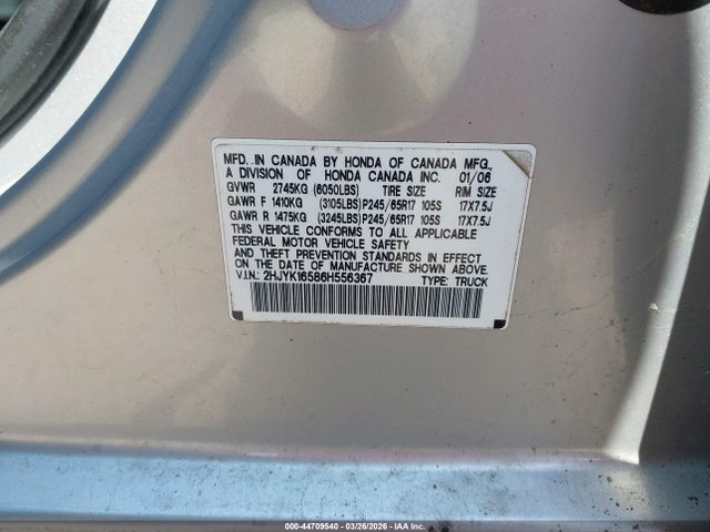 HONDA RIDGELINE - 9