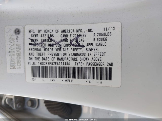 HONDA ACCORD SPORT - 9