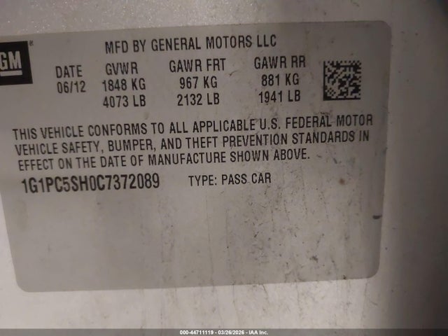 CHEVROLET CRUZE LS - 9