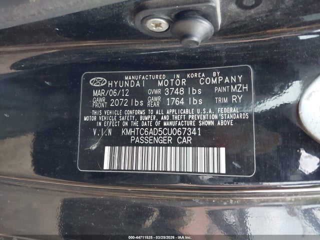 HYUNDAI VELOSTER BASE W/GRAY - 9