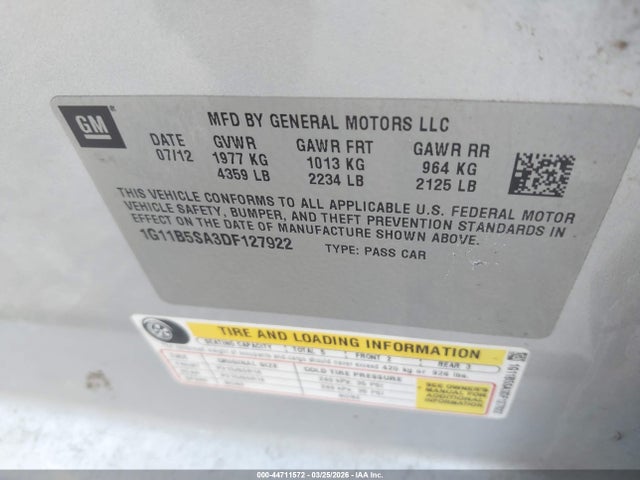 CHEVROLET MALIBU 1LS - 9