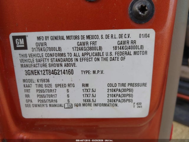 CHEVROLET AVALANCHE 1500 - 9