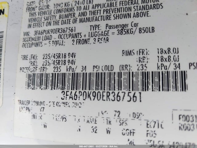 FORD FUSION TITANIUM - 9