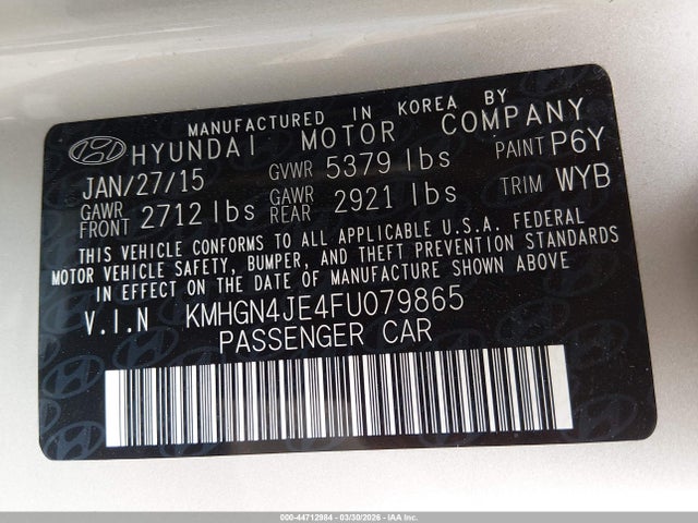 HYUNDAI GENESIS 3.8 - 9