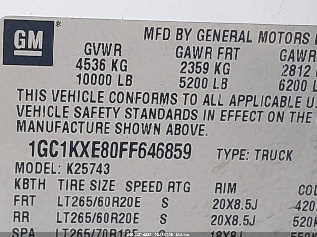 CHEVROLET SILVERADO 2500HD HIGH COUNTRY - 9