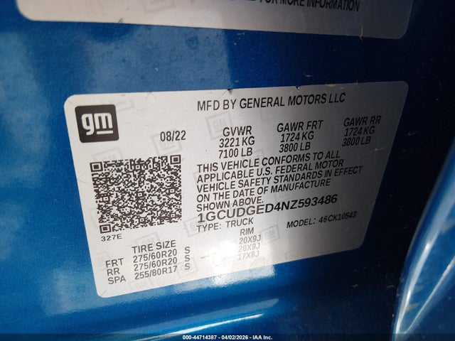 CHEVROLET SILVERADO 1500 4WD SHORT BED LTZ - 9