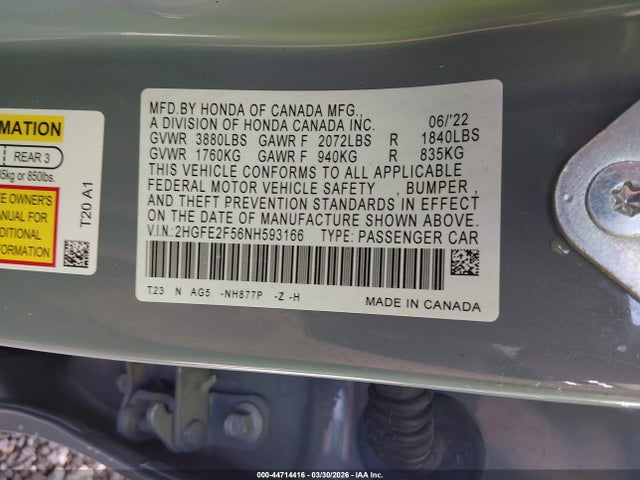 HONDA CIVIC SPORT - 9