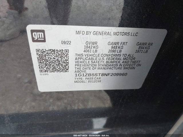 CHEVROLET MALIBU FWD LS - 9