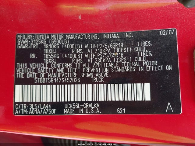 TOYOTA TUNDRA - 9