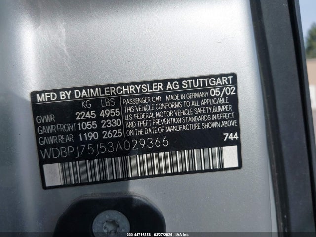 MERCEDES-BENZ CL - 9