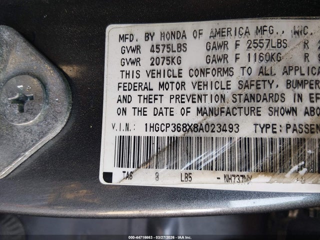 HONDA ACCORD 3.5 EX-L - 9