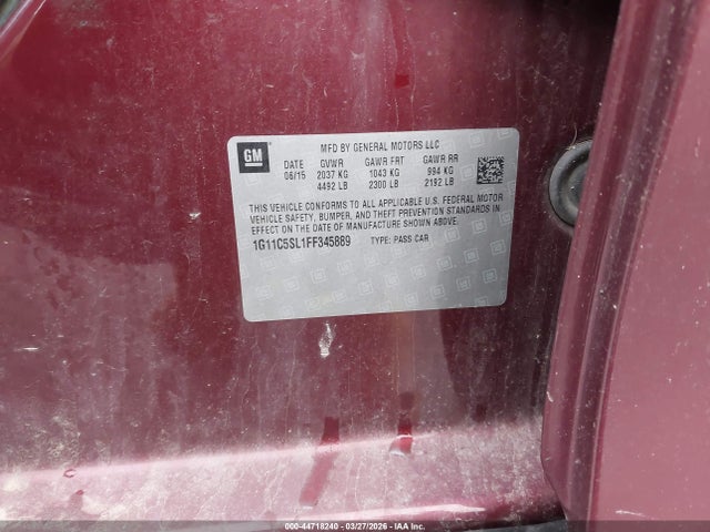 CHEVROLET MALIBU 1LT - 9