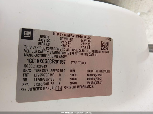 CHEVROLET SILVERADO 2500HD LT - 9