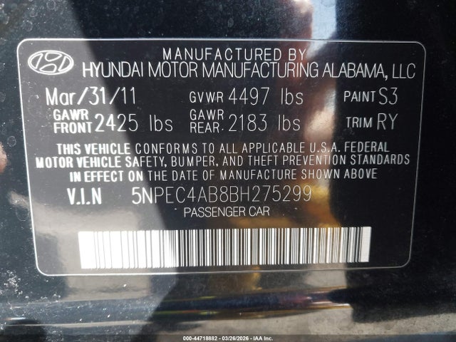 HYUNDAI SONATA LIMITED 2.0T - 9