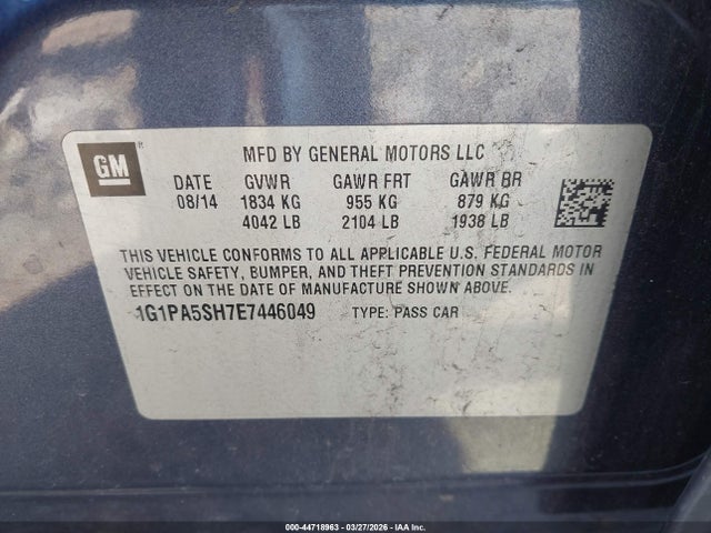 CHEVROLET CRUZE LS AUTO - 9