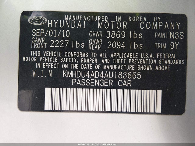 HYUNDAI ELANTRA GLS - 9