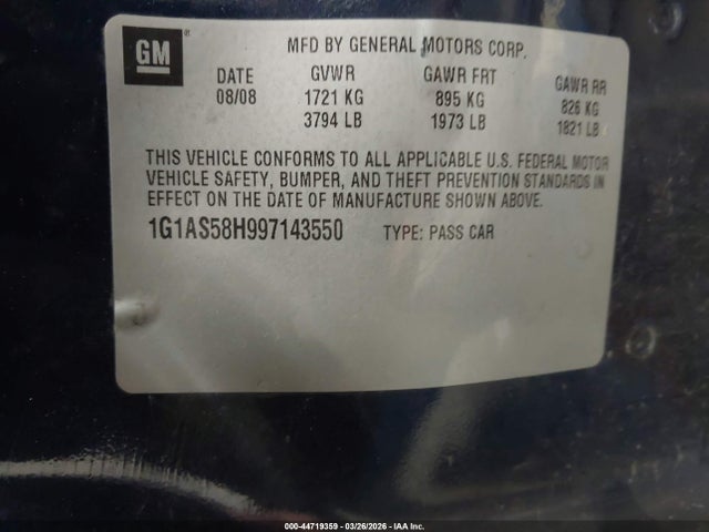 CHEVROLET COBALT LS - 9