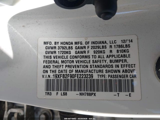 HONDA CIVIC EX-L - 9