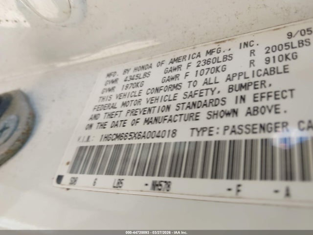 HONDA ACCORD 3.0 EX - 9