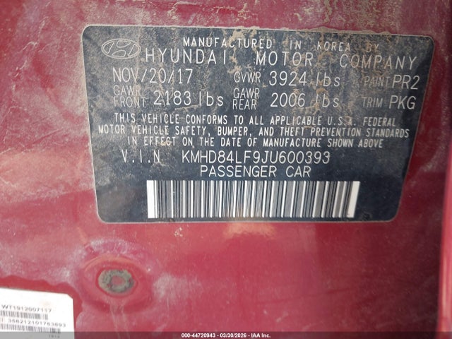 HYUNDAI ELANTRA VALUE EDITION - 9